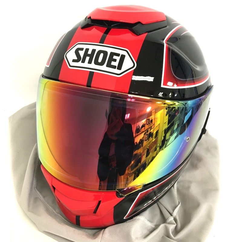 SHOEI ショウエイ GT-Air EXPANSE フルフェイスヘルメット 除菌消臭済 XLサイズ レッド ブラック オートバイ ツーリング ライディング バイカー バイク用品 TA3455
