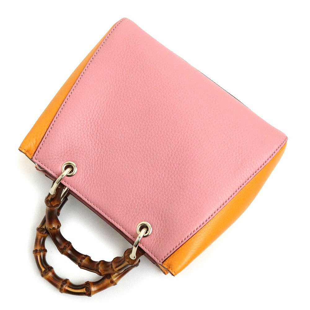 美品 GUCCI グッチ オレンジ ミニバンブートートバッグ 0021016 2147400238720_01.jpg