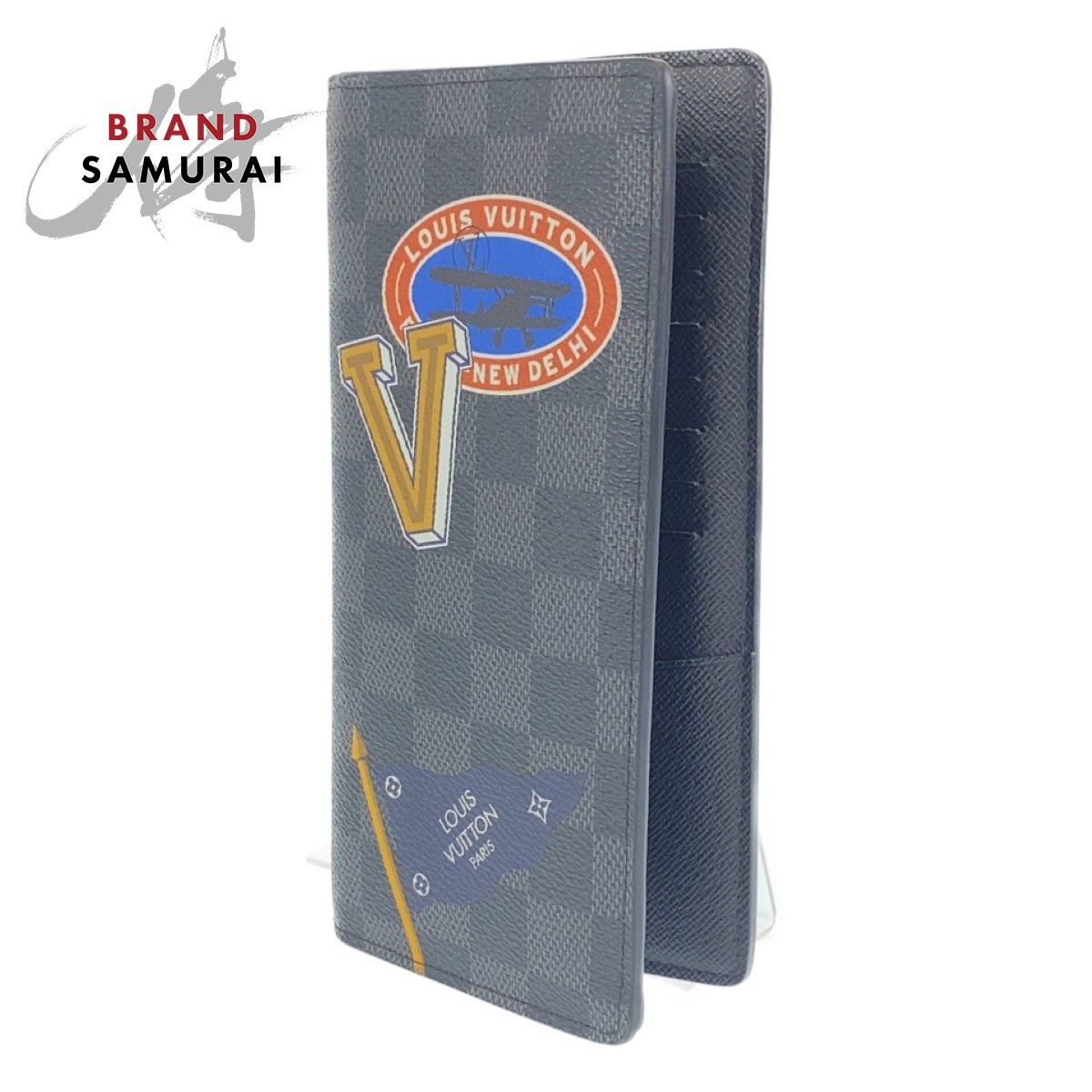 美品】LOUIS VUITTON ルイヴィトン メンズ長財布 ダミエ（美品 LOUIS  