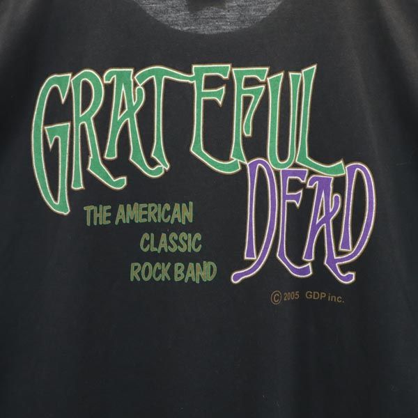 グレイトフルデッド 00s 2005年 半袖 Tシャツ L ブラック系 GRATEFUL