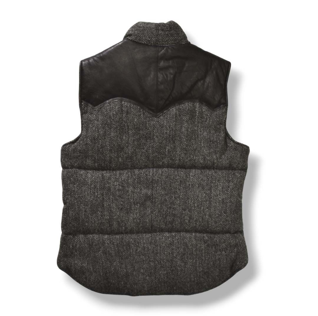 harris tweed ハリスツイード yoused ベスト ヘリンボーン HARRIS TWEED ハリスツイード ベスト ジレ Harris Tweed ウール