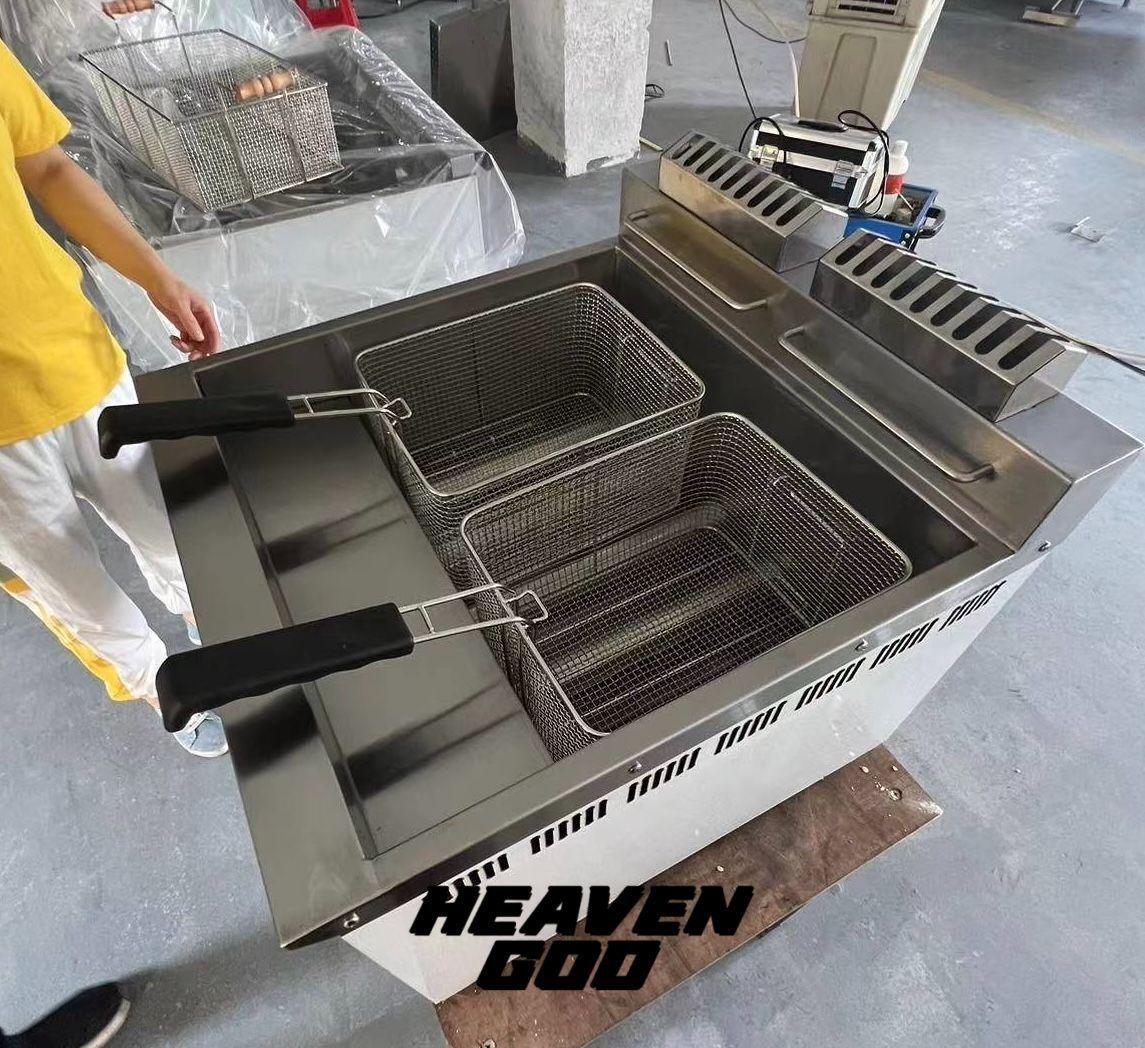 送料無料 業務用 1槽 ガスフライヤー 卓上型 14リットル 揚げ物天ぷら LPガス式 動作 済 WWW_NOITHATQUANGTHANH_NET