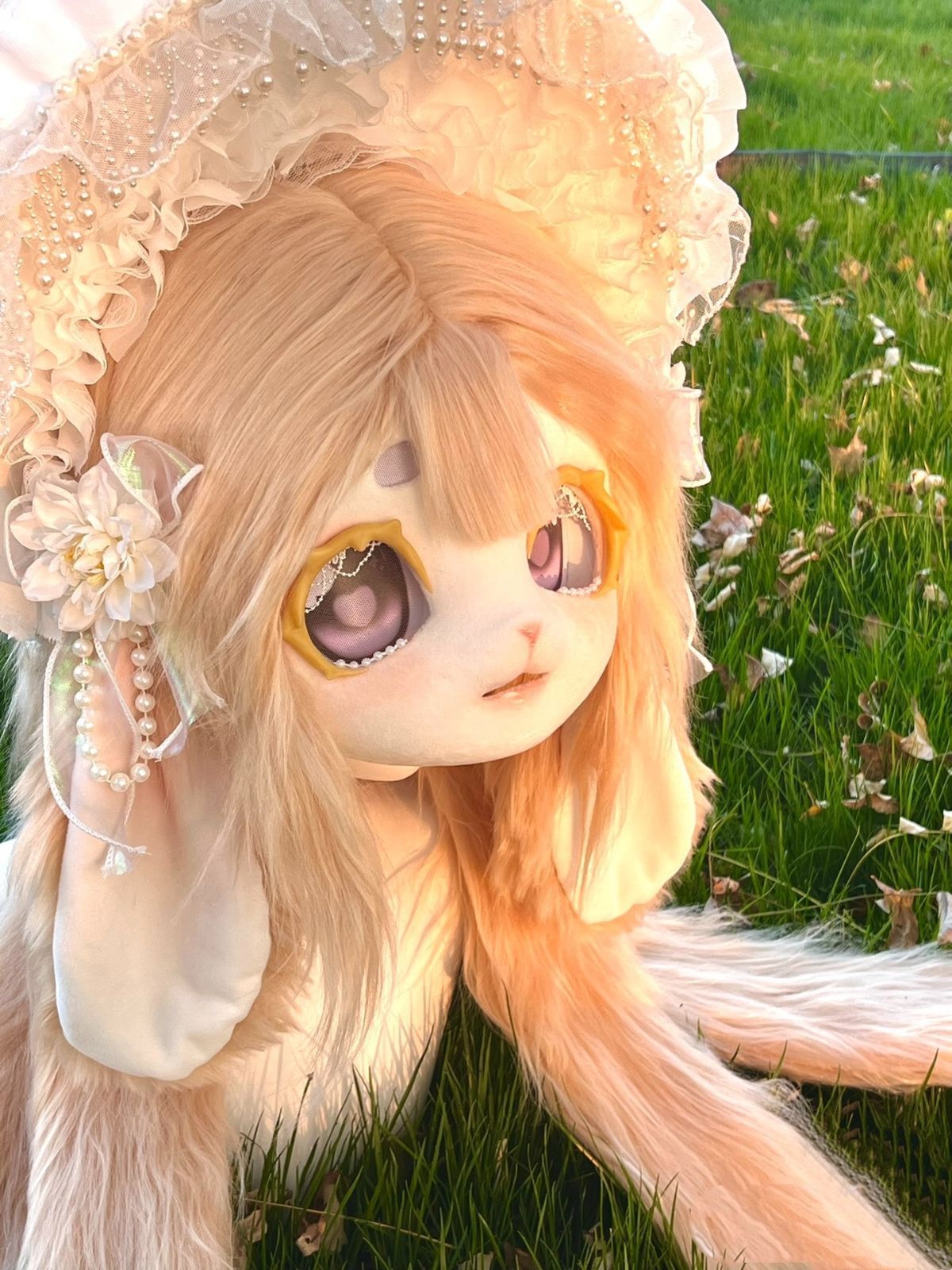 着ぐるみヘッド ファースーツ NO.31 うさぎ 垂れ耳 全頭ヘッド ケモノ マスク ぬいぐるみ コスプレ コスチューム 一品のみ