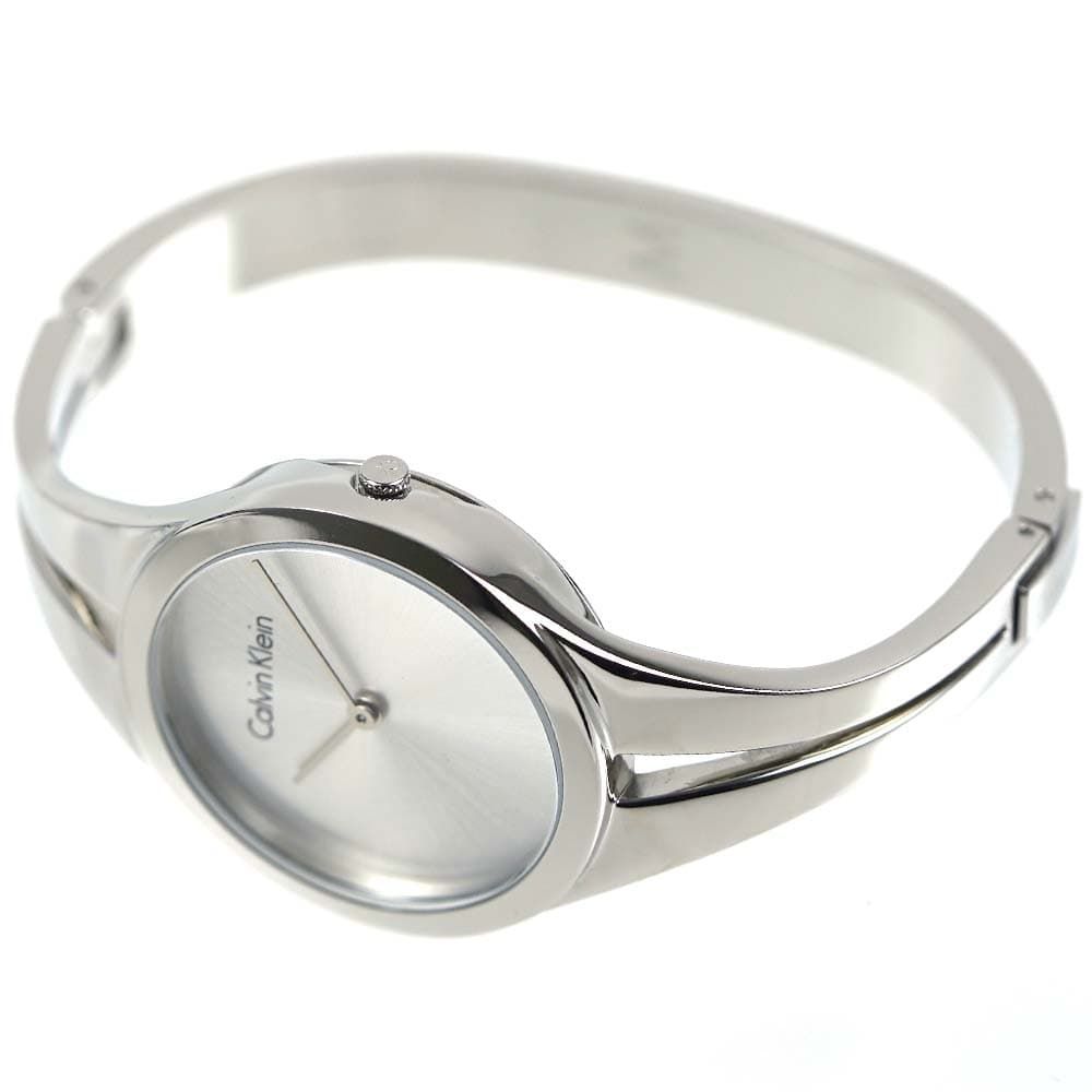 カルバンクライン 腕時計 レディース ステンレス シルバー バングルウォッチ Calvin Klein K7W2M116