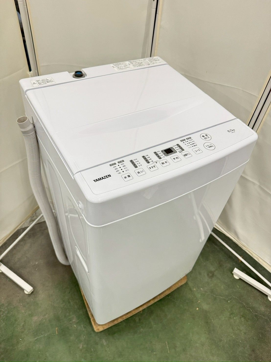 大阪 3か月保障付き 洗濯機 山善 6kg 2025年 YWM-60 W IS-128