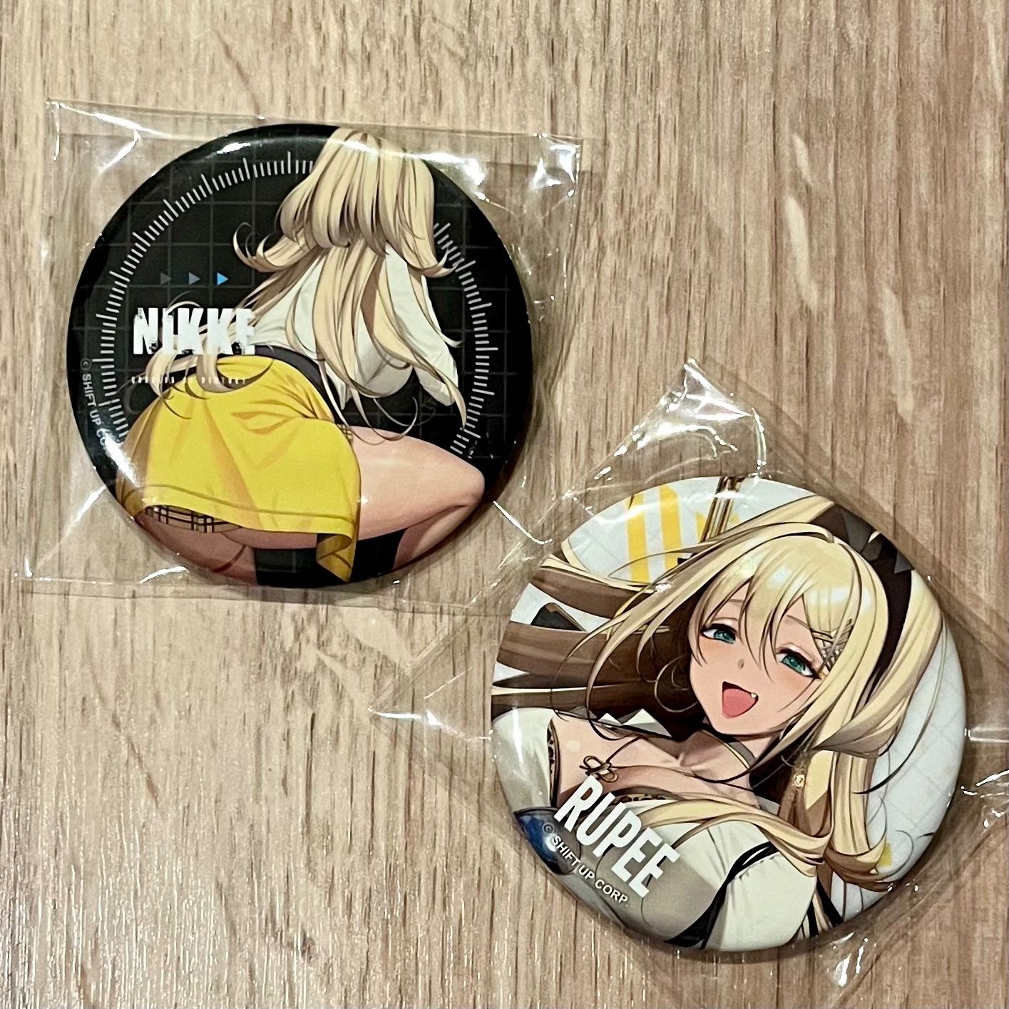 勝利の女神 NIKKE ルピー 缶バッジ カード セット 勝利の女神 NIKKE ルピー トレーディング 缶バッジ Vol1 Vol2 2種