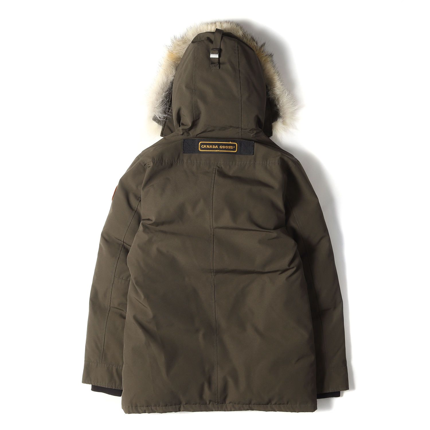 CANADA GOOSE カナダグース ダウン ジャケット サイズ:S ファー フード ポリコットン ダウン コート JASPER PARKA 3438JM  R ジャスパー パーカー カーキ - メルカリ