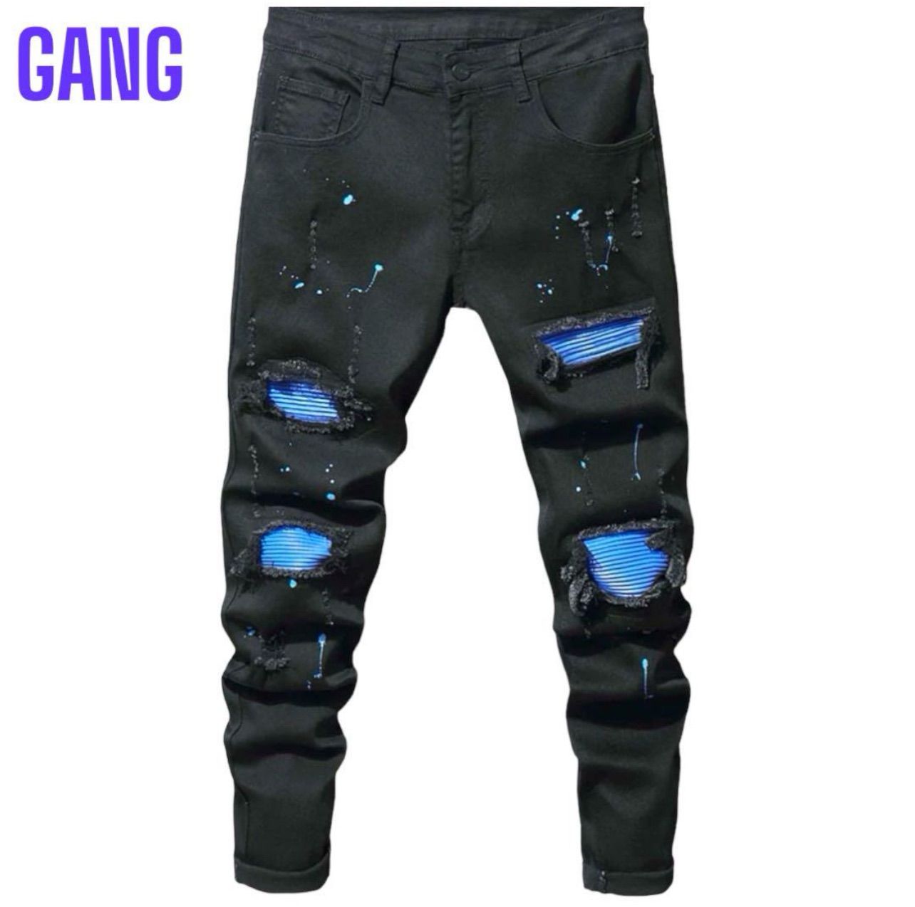 ダメージジーンズ　フリンジ　UKドリル AMIRI MNML KSUBI ダメージジーンズ フリンジ UKドリル AMIRI MNML KSUBI - メルカリ