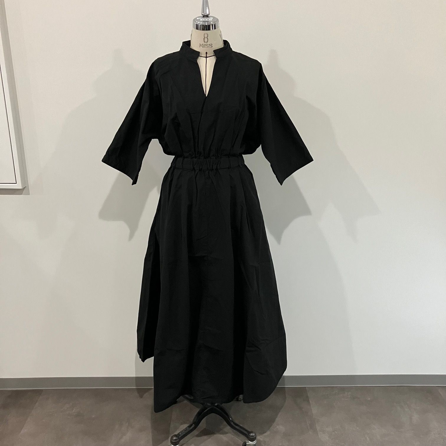 MEYAME メヤメ COTTON DRESS BLACK コットンドレス 新品 - メルカリ