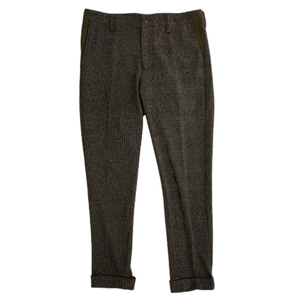 パンツ 1PIU1UGUALE3 CRAZY RIB SLACKS CRAZY RIB SLACKS |1PIU1UGUALE3(ウノ ピゥ ウノ ウグァーレ