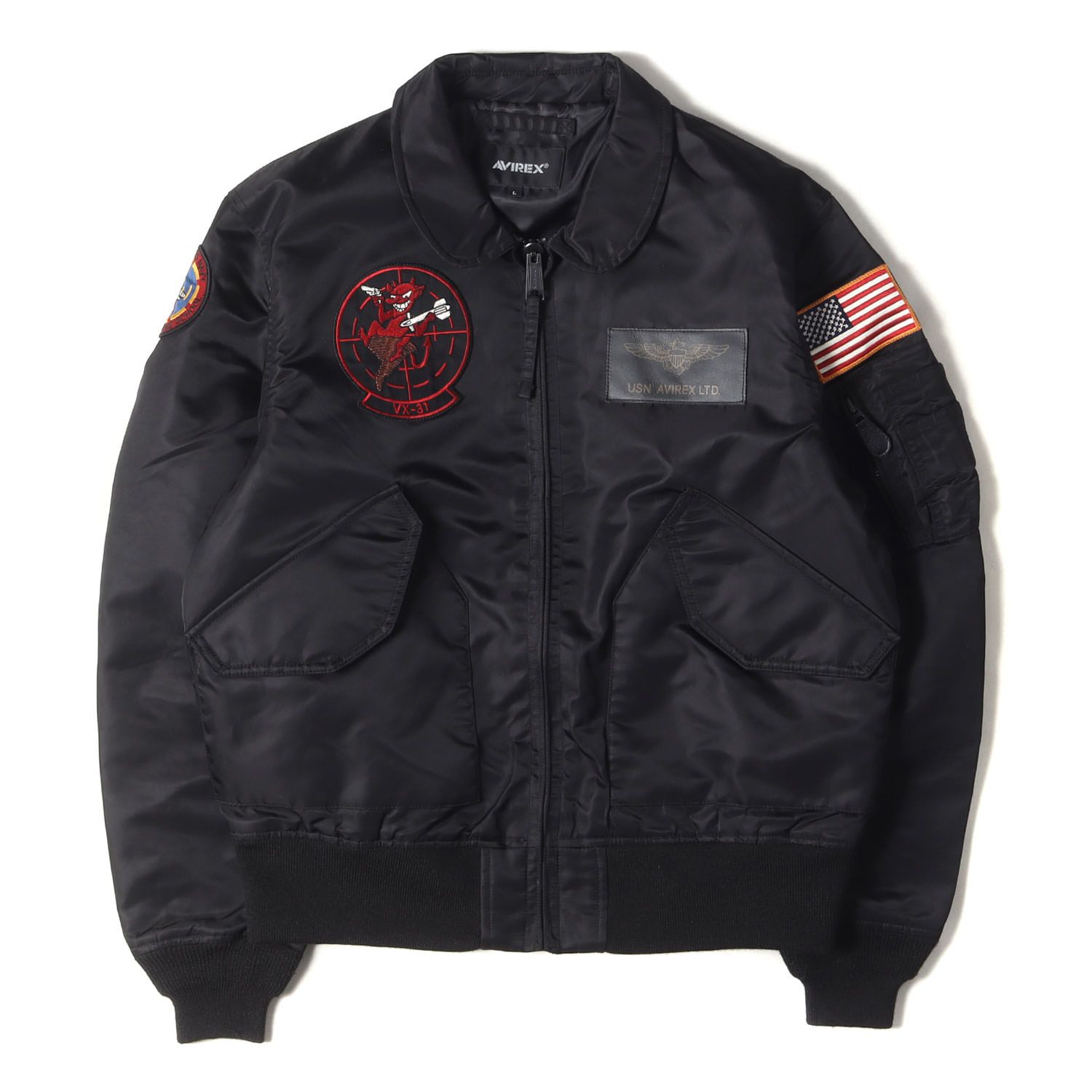 AVIREX L-2Bフライトジャケット 6152131 BLAK XL 楽天市場】AVIREX