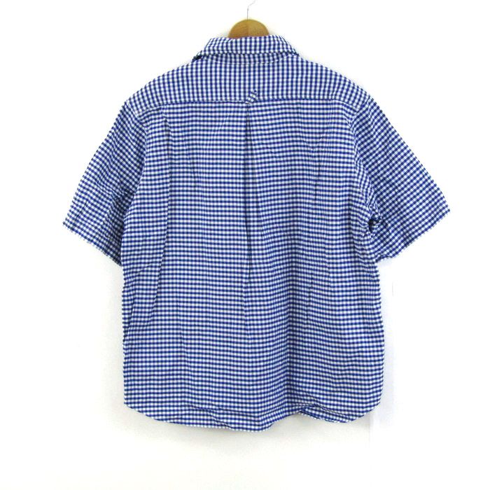 極美品 DANTON【42】ギンガムチェック 半袖シャツ ドットボタン 極美品 DANTON【42】ギンガムチェック 半袖シャツ ドットボタン