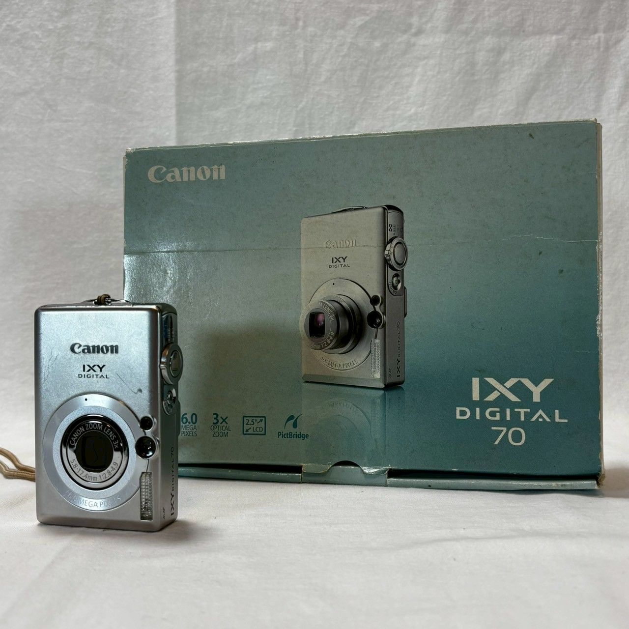 ?動作未 ? Canon|IXY|DIGITAL|70|本体| きセット|SDカード付属|No.621