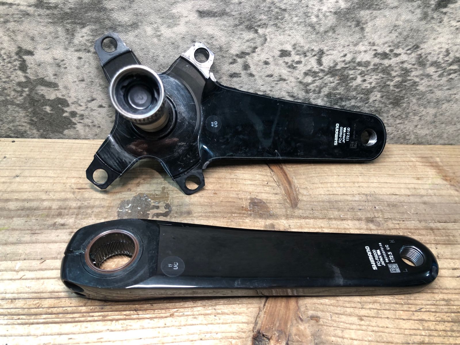 JH789 シマノ SHIMANO デュラエース DURA-ACE FC-R9200 クランクアーム 172.5mm クランクキャップ