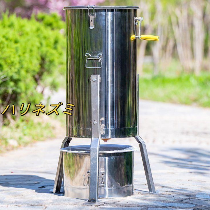 25kg大容量 304採蜜器 蜂蜜分離器 ステンレス製 頑丈 蜂蜜育て用具 はちみつ分離機 養蜂器具 養蜂農場