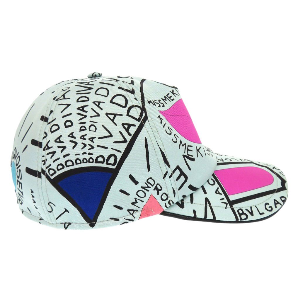 美品 ブルガリ オノマトブルガリ ベースボールキャップ ポップ (アップ  