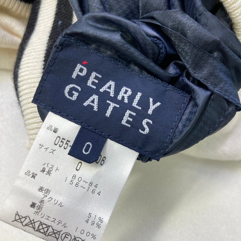 サイズ：0 PEARLY GATES パーリーゲイツ リバーシブル ナイロン切替