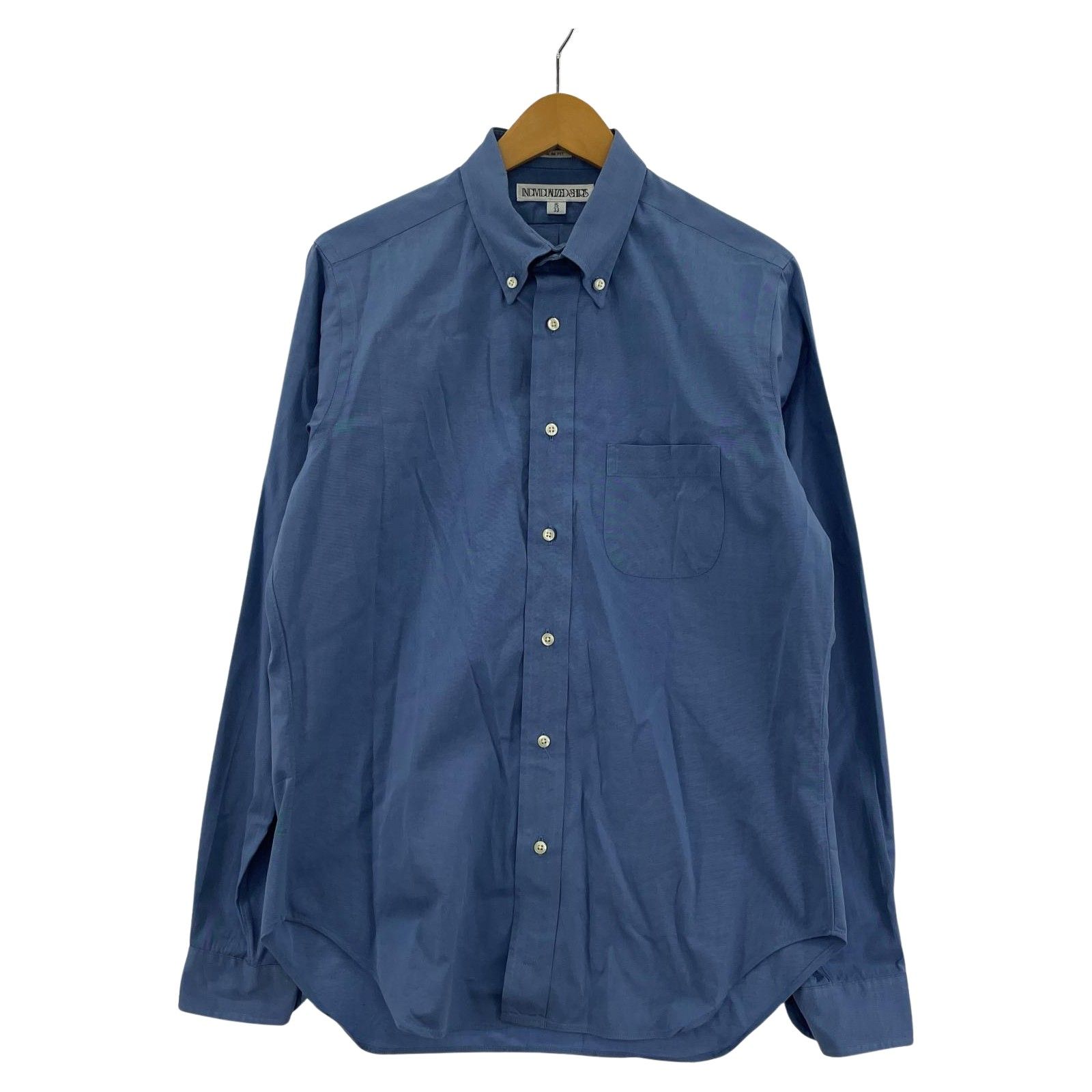 【美品】インディビジュアライズドシャツ 長袖シャツ 16.5-34 INDIVIDUALIZED SHIRTS（インディビジュアライズドシャツ