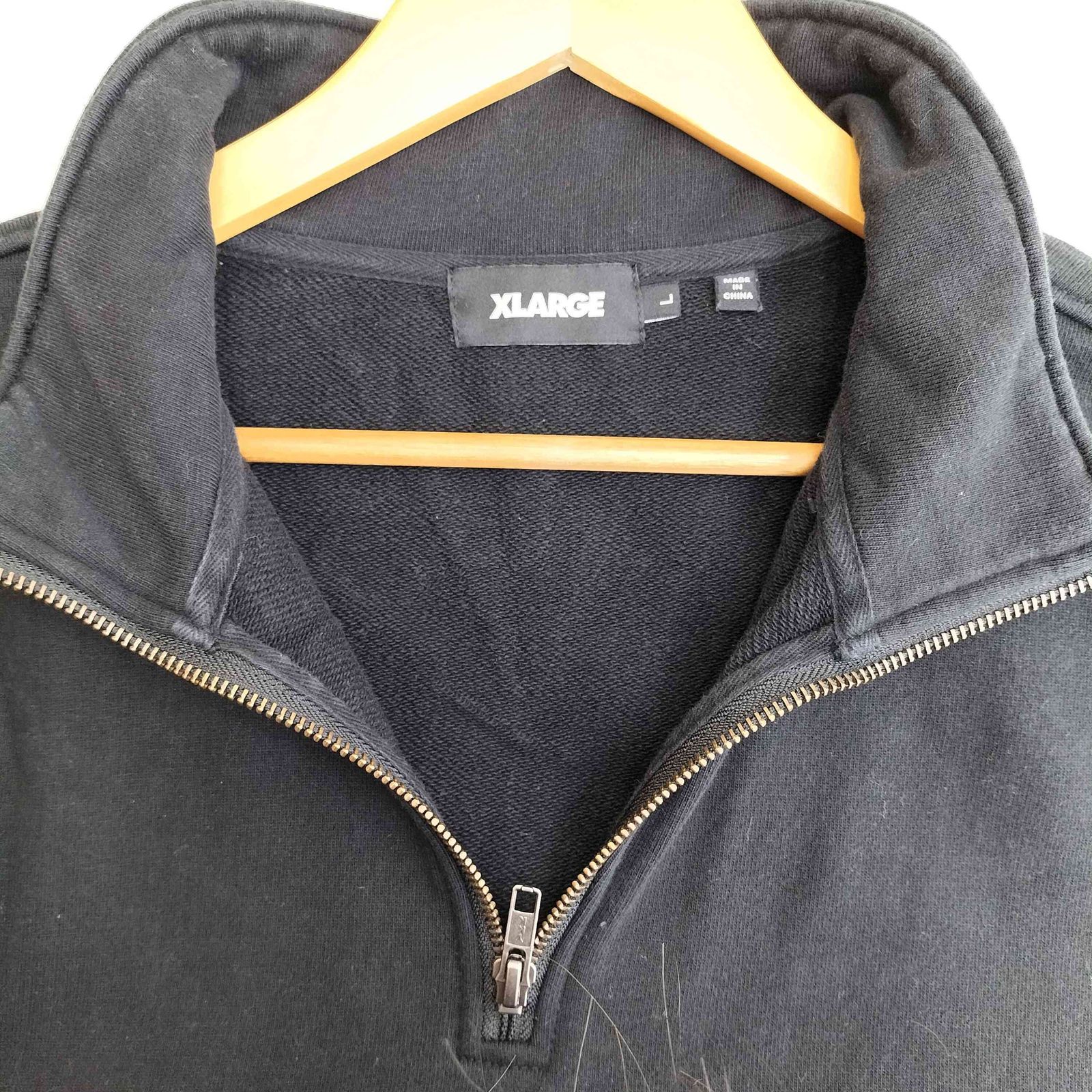 RECORDS HALF ZIP PULLOVER SWEAT XLARGE