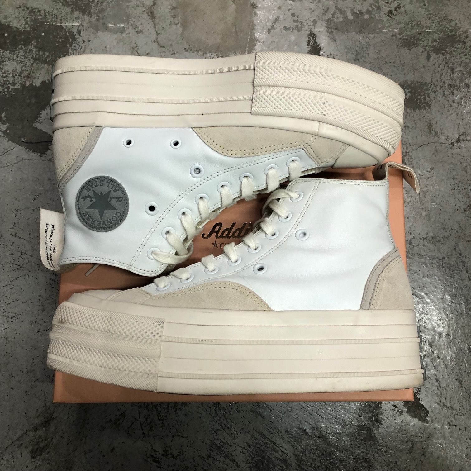 CONVERSE ADDICT ROKH HI 1SD254 厚底 レザー ハイカット スニーカー 