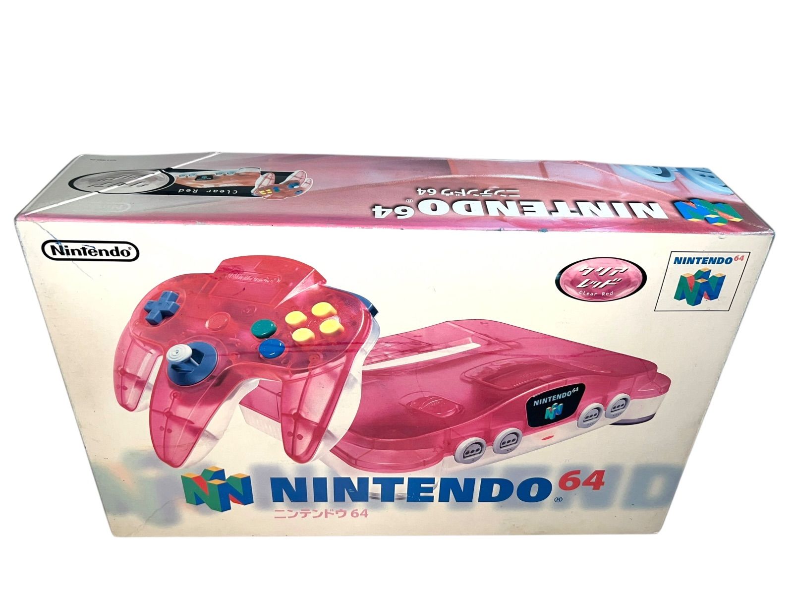 コレクション放出〜 箱ピシ ニンテンドウ64 本体 クリアレッド