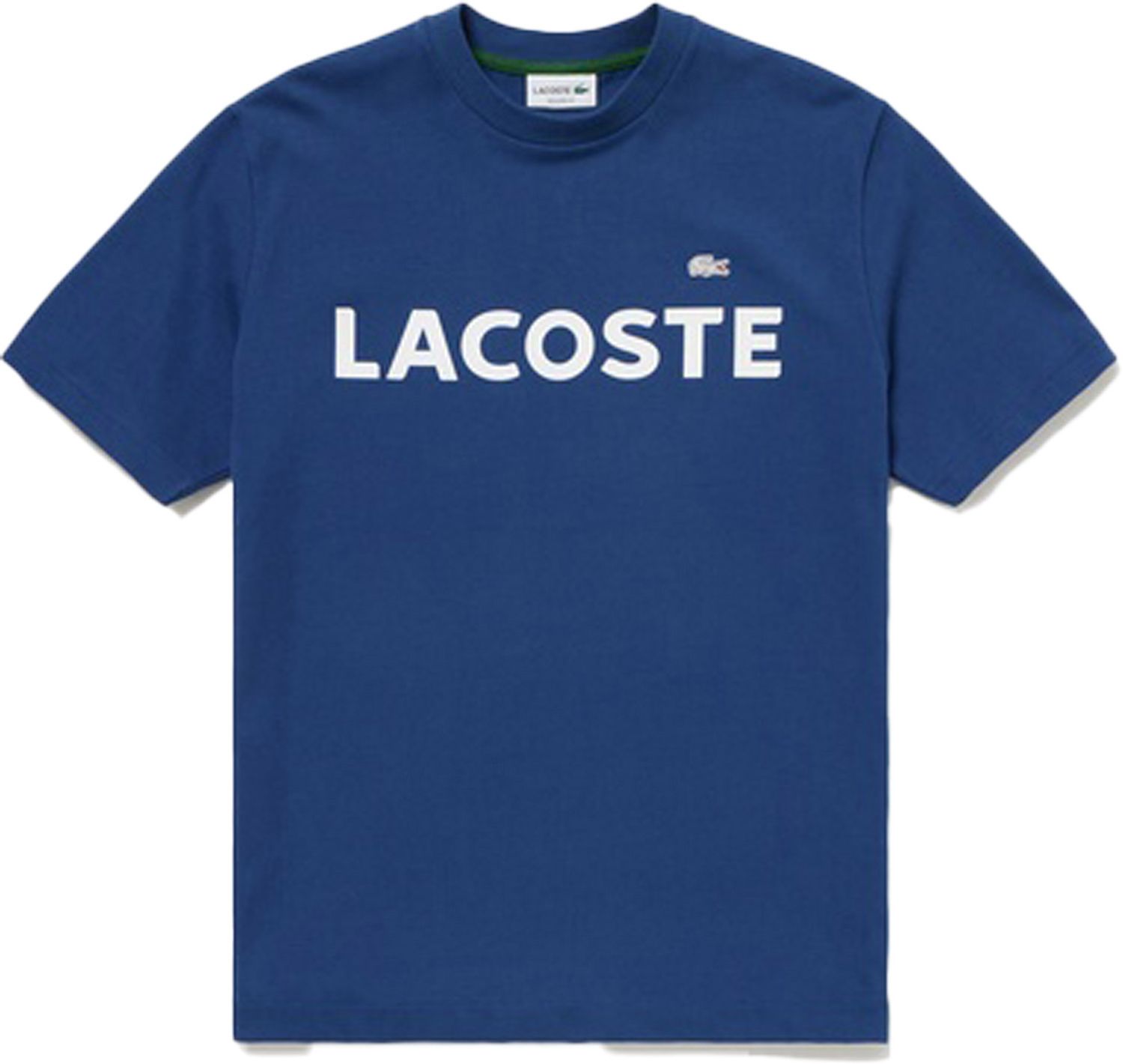 LACOSTE ヘビーウェイトブランドネームロゴTシャツ