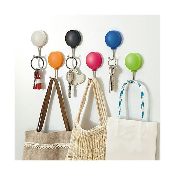 まとめ TANOSEE マグネットフックスイング 耐荷重約1kg 黒 1個 ×50セット