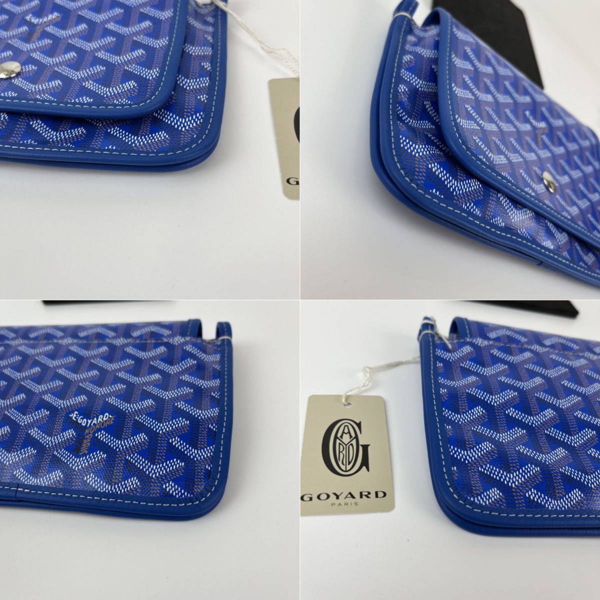 GOYARD　ゴヤール　プリュメ　ポーチウォレット　ショルダーバッグ　スカイブルー　レディース【新品未使用】Shoulderbag HIBUOCHI VINTAGE