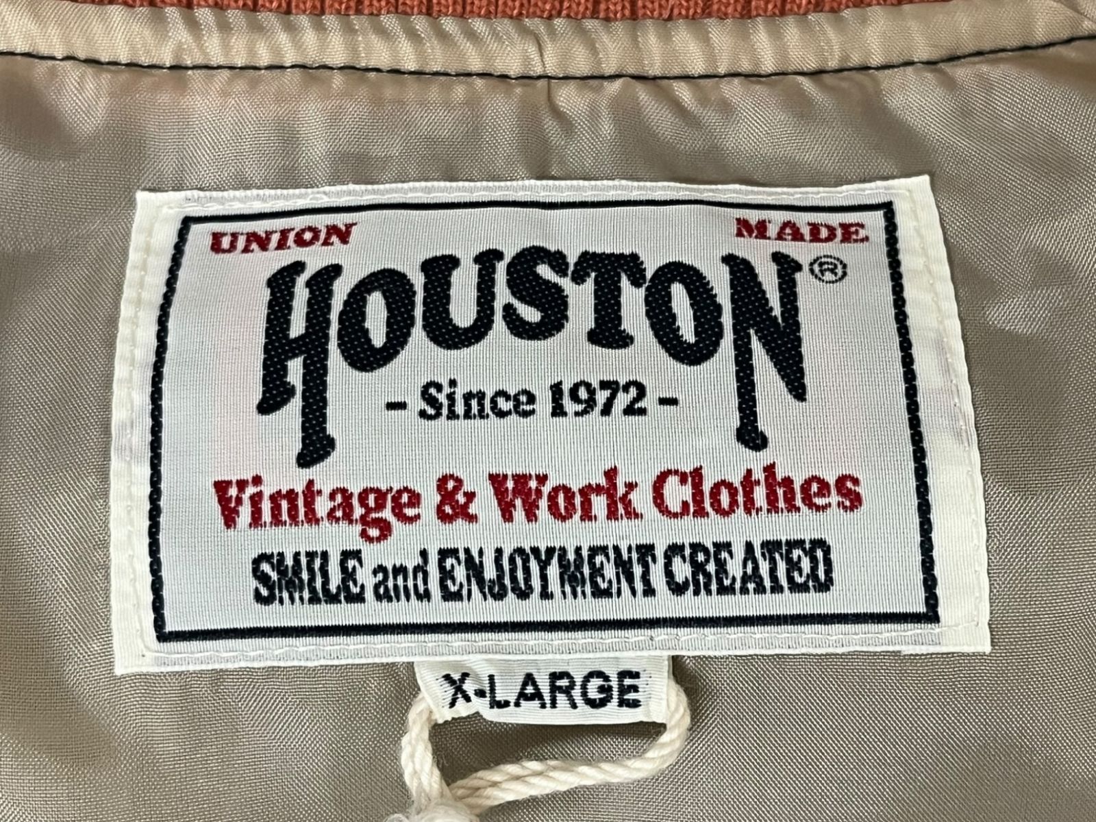 大学生 割引 HOUSTON 刺繍＆ワッペンデザイン レーヨンアワード