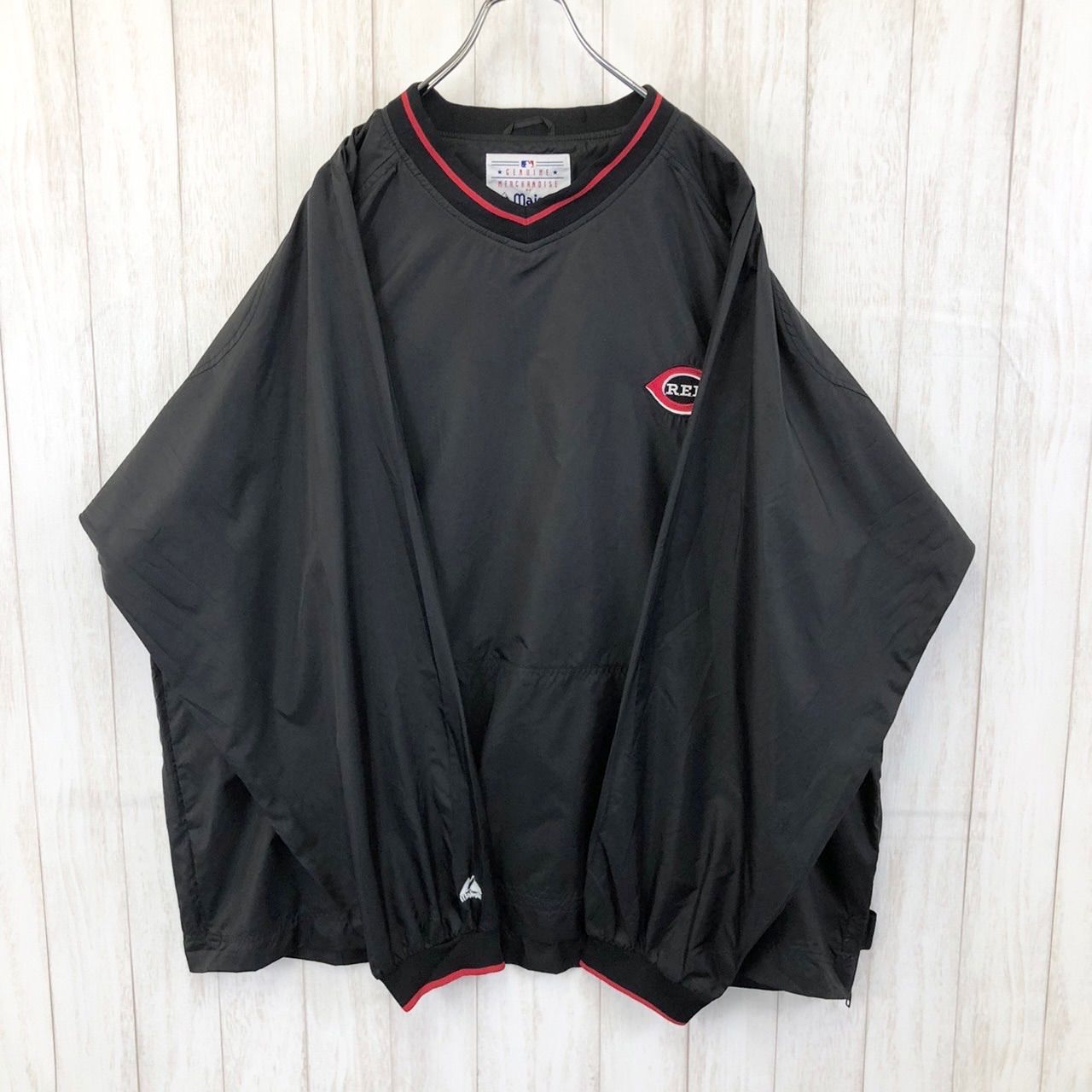 Majestic マジェスティック MLB シンシナティ レッズ REDS 刺繍ロゴ