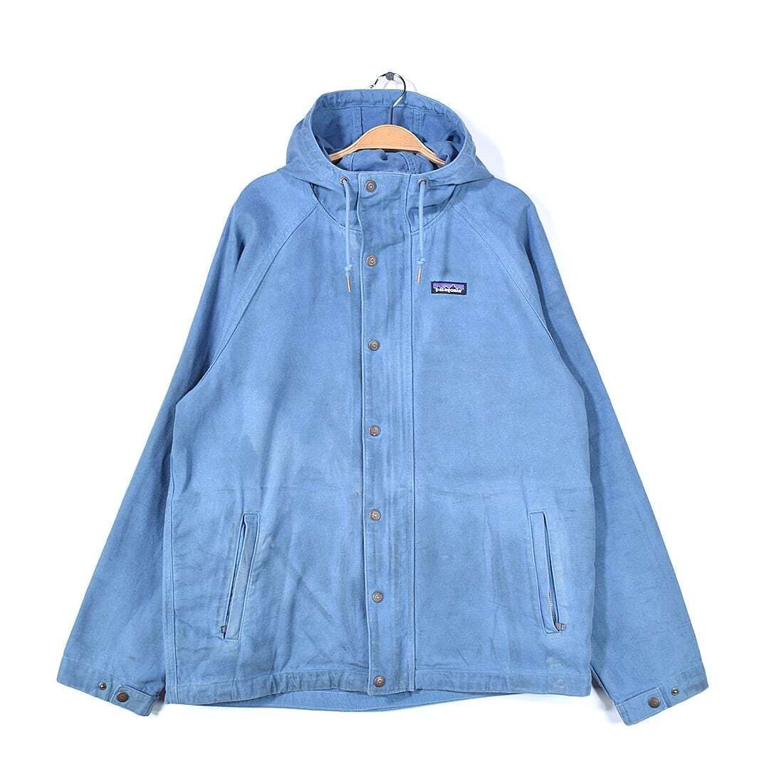 Patagonia ダック地 ジップアップジャケット パタゴニア ダック地 パーカー オーガニックコットンジャケット 青系