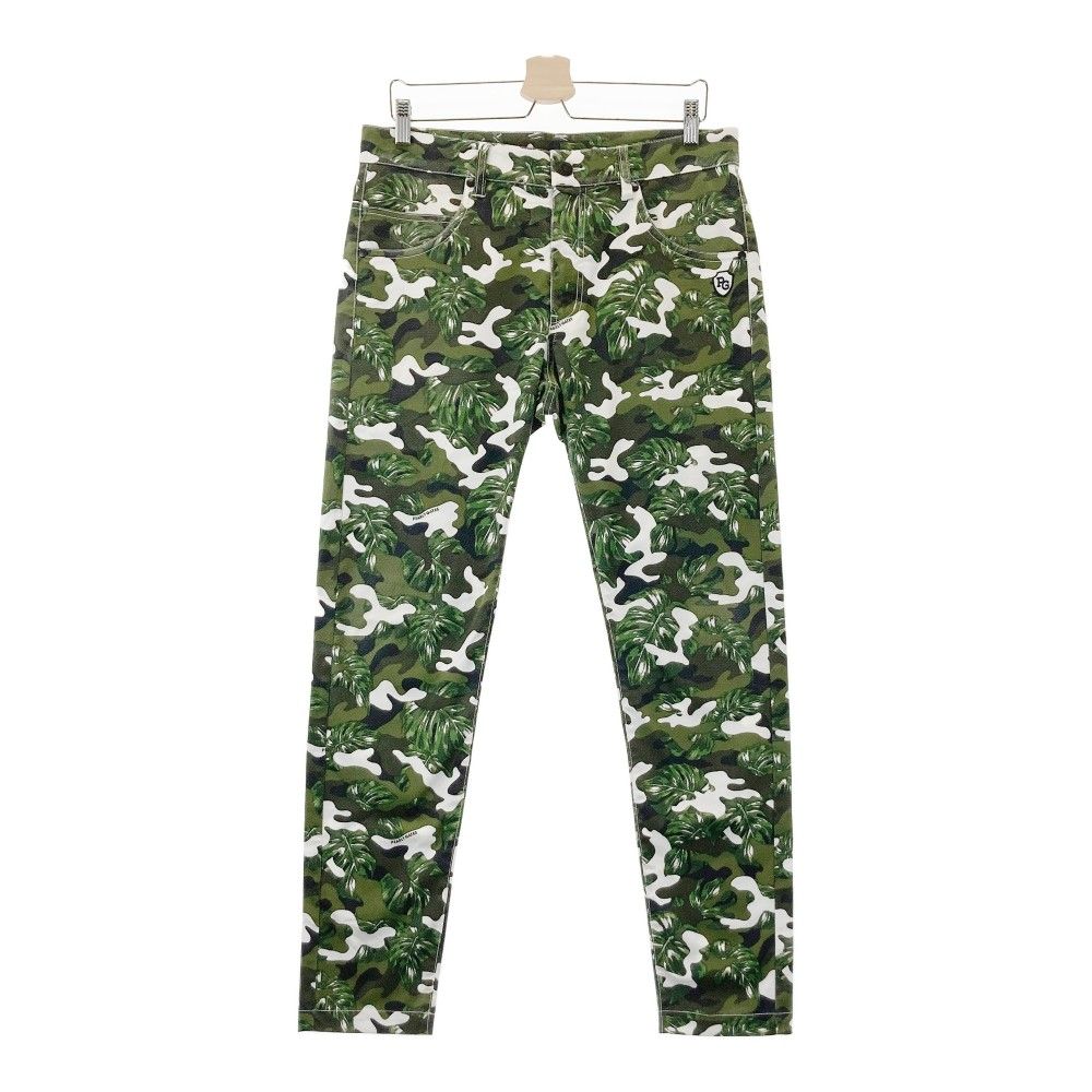 サイズ：4 PEARLY GATES パーリーゲイツ ストレッチパンツ 総柄