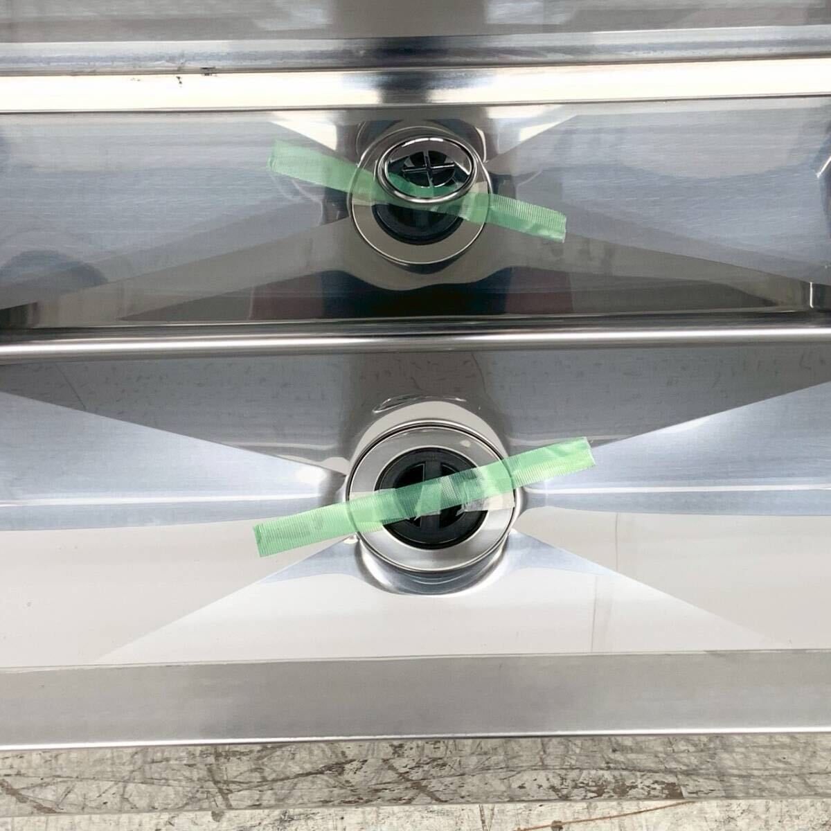 背面ミラータイプ ワイド1800 ブラックカラーのガラスショーケース