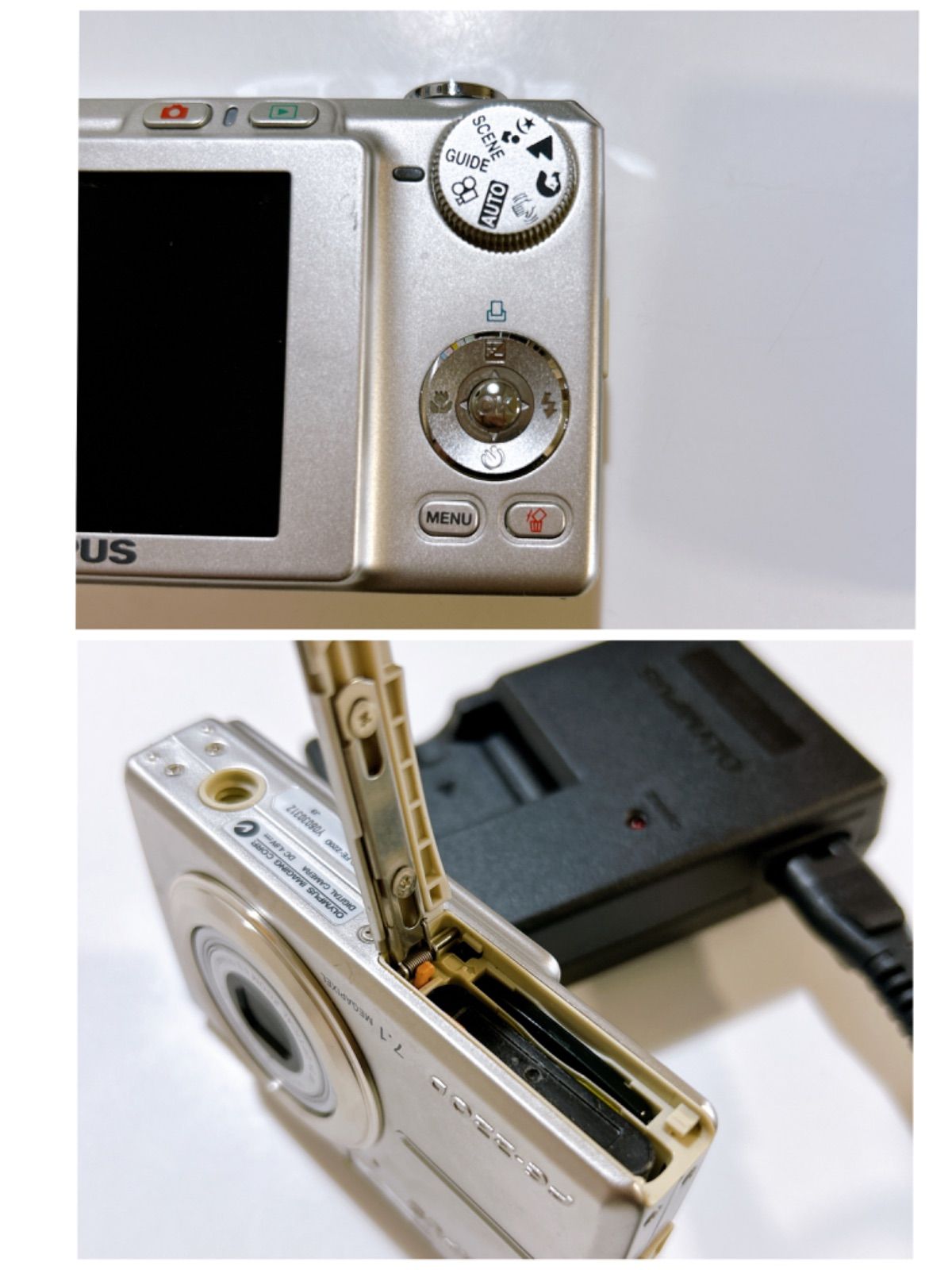 オリンパス デジカメ FE-220D 動作確認済み 稼働品 管理番号KKVRA03 