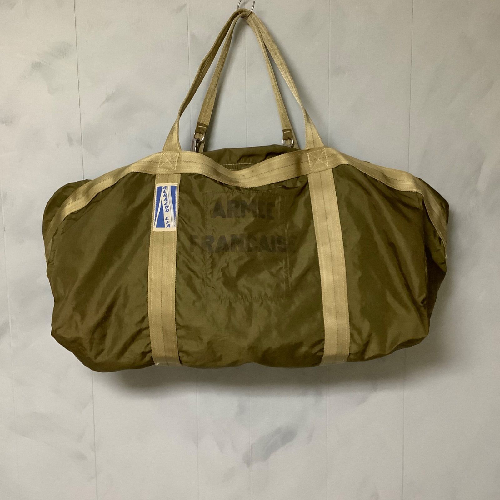 SALE】80s フランス軍 パラシュートバッグ ECLAIRジッパー