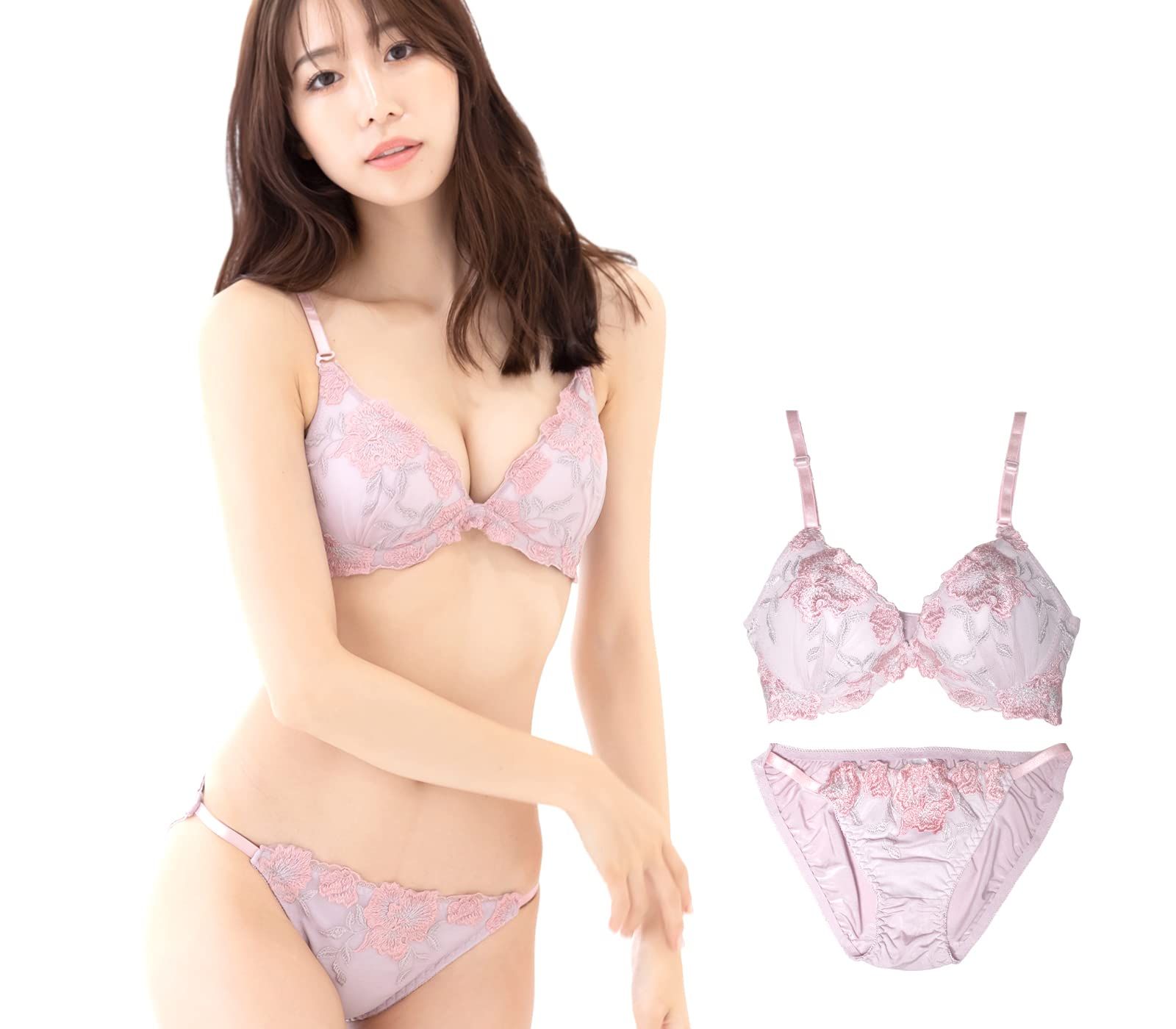 Chica Hurra] ピンク D70 レディース ブラジャー ブラ ショーツ 上下 セット 女性 下着 ブラショーツセット ブラジャーショーツセット  3/4 カップ 花柄 刺繍 大人 可愛い 勝負 ブラショーツセット大きめ かなり [ピンク] [D70] - メルカリ