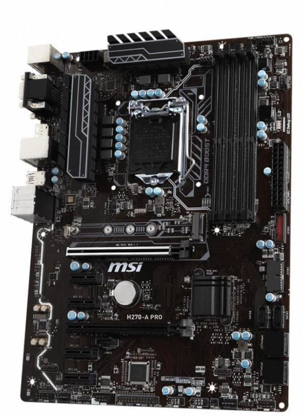 MSI H270-A PRO LGA 1151 Intel H270 DDR4 SATA3 USB 3.1 M.2