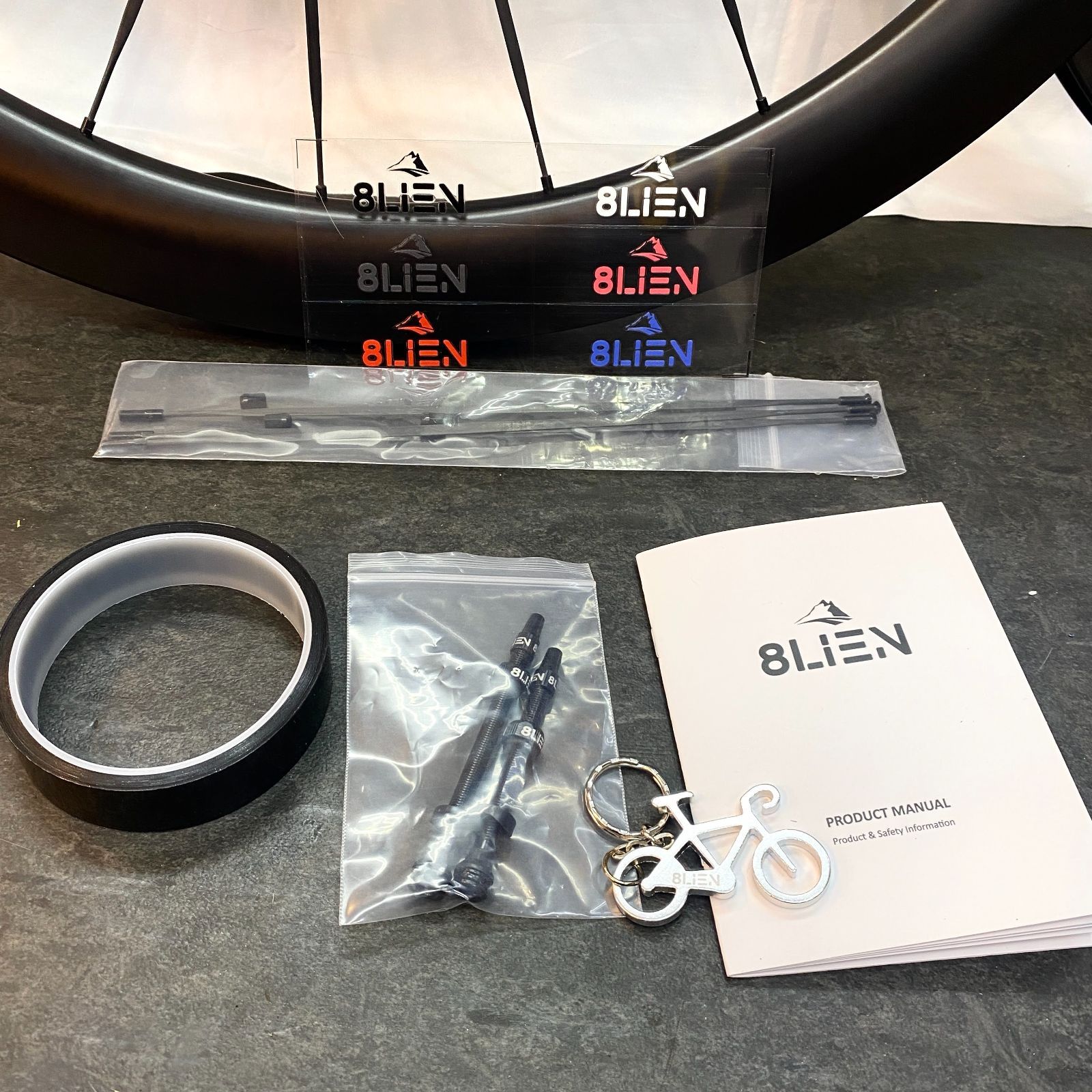 8LIEN（エイリアン）L5 Disc Carbon ホイール前後セット