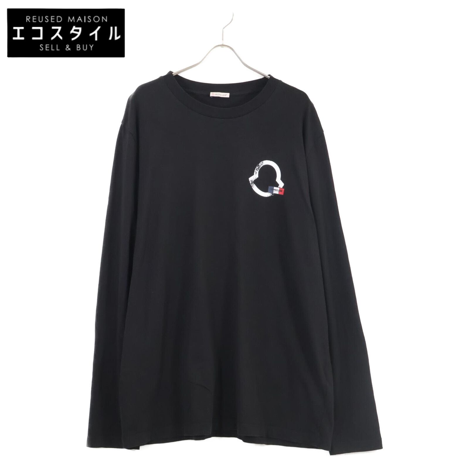 MONCLER モンクレール 美品 MONCLER モンクレール LS TSHIRT ロゴ 