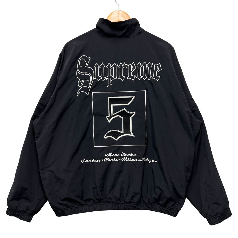SUPREME シュプリーム 25SS Old English Track Jacket トラック ジャケット ナイロンジャケット ブラック サイズ L 正規品 | 52301