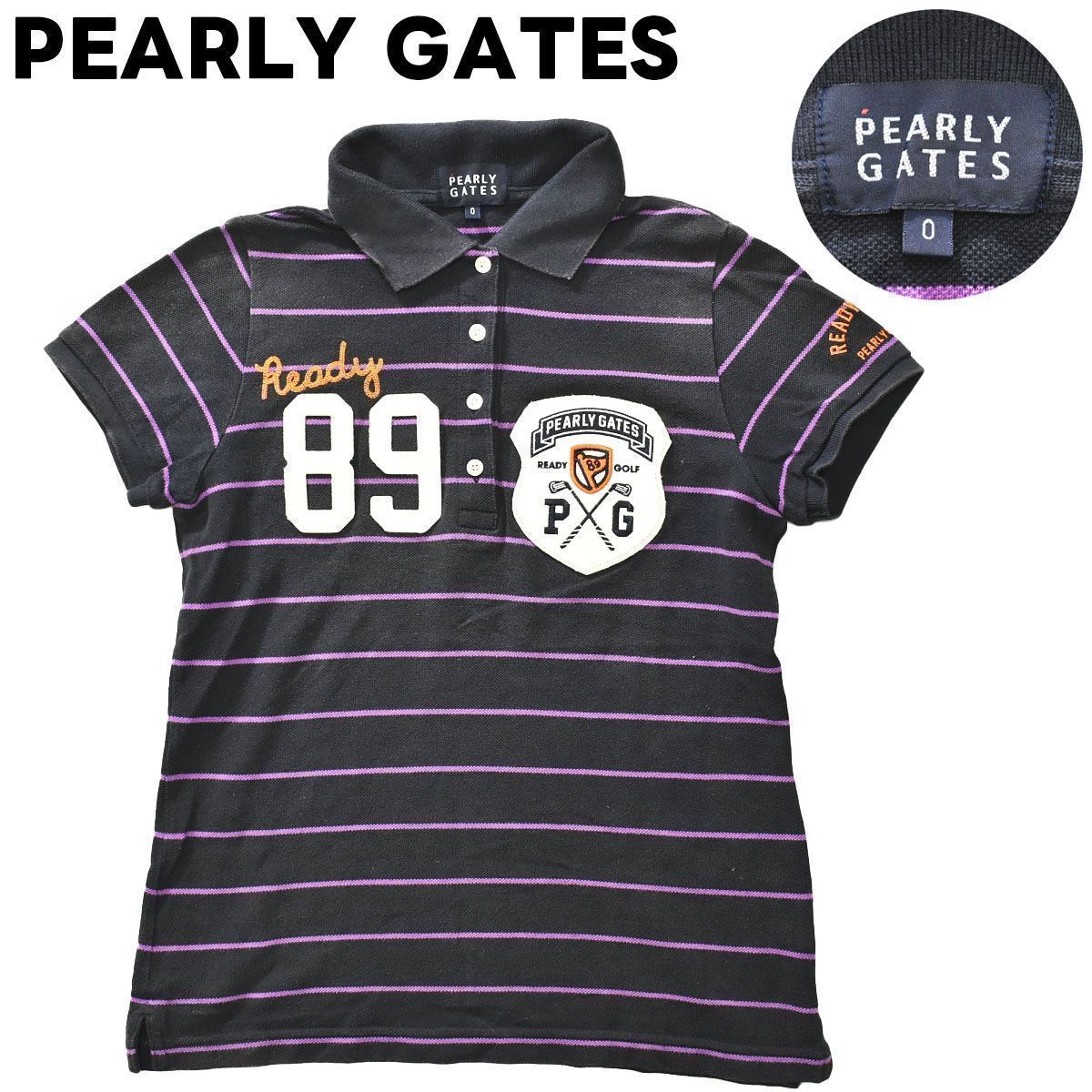 新品！PEARLY GATES 鹿の子 花柄×太ボーダー ポロシャツ 楽天市場】最大10％OFFクーポン 【7/18〜7/26】 パーリーゲイツ