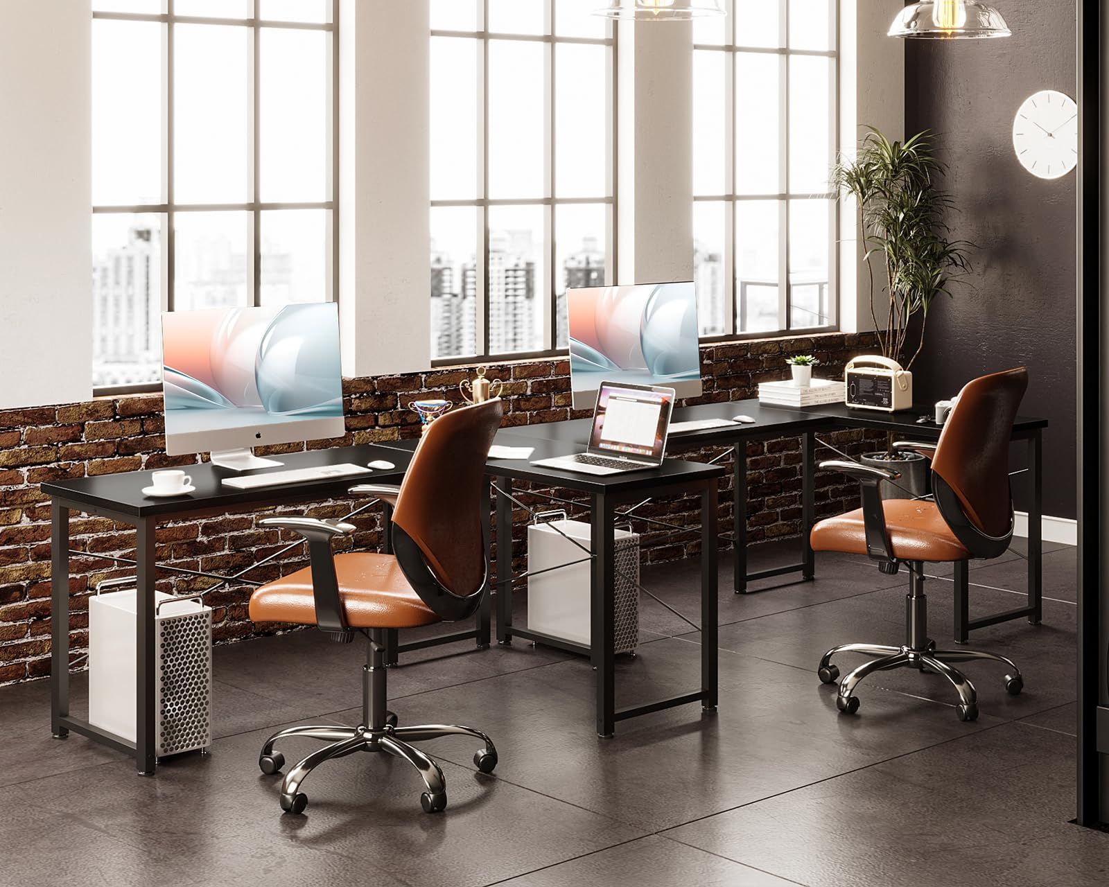 デスク ブラック