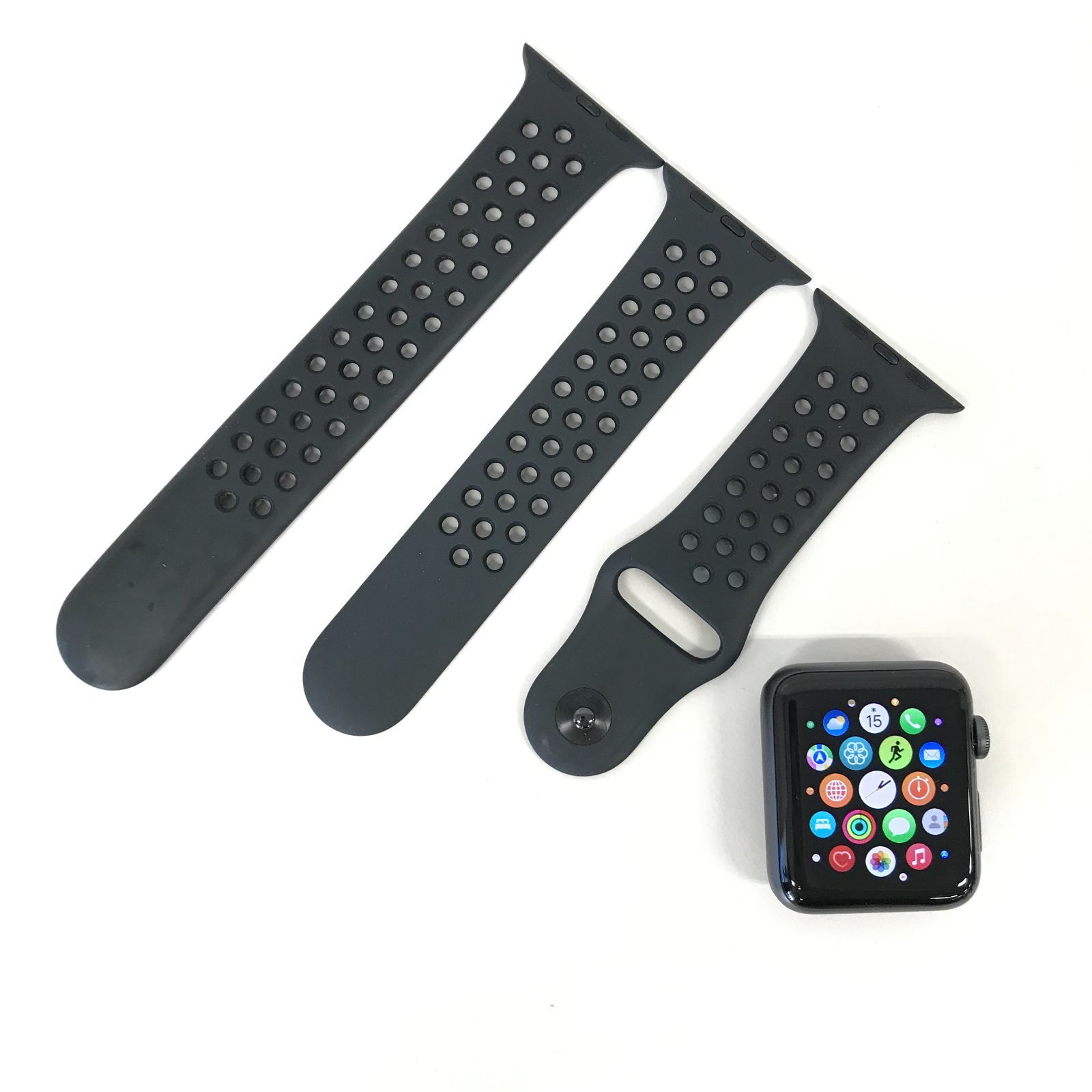 θ【BT容量98％】アップルウォッチ ナイキ Series3 42mm GPS - メルカリ