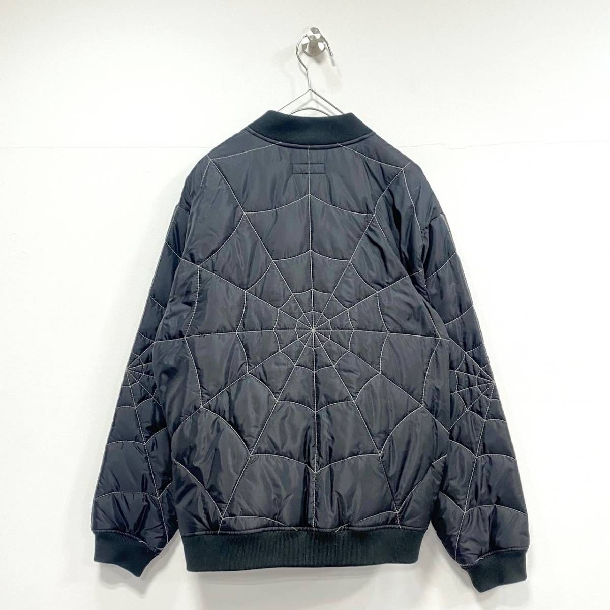 希少 Supreme 19AW Spider Web Quilted Work Jacket スパイダーウェブ 