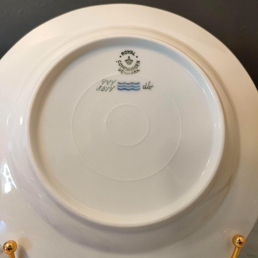 高級ライン 20㎝☆ロイヤルコペンハーゲン ヘンリエッテ 美品 金彩