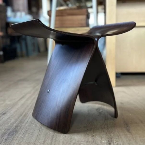 【匿名発送】天童木工　TENDOバタフライスツール　柳宗理　インテリア 楽天市場】天童木工 超希少 本物 柳宗理「バタフライスツール