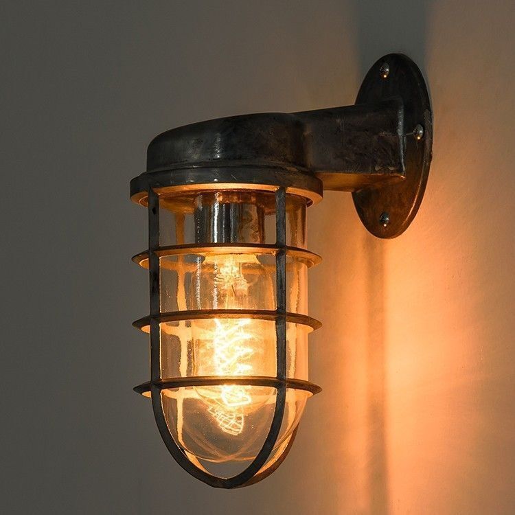 ポーチライト おしゃれ 門灯 壁掛け照明 外灯 防雨 内玄関 壁付けライト ランプ船舶マリンランプ照明ウォールライト ガーデンライト マ