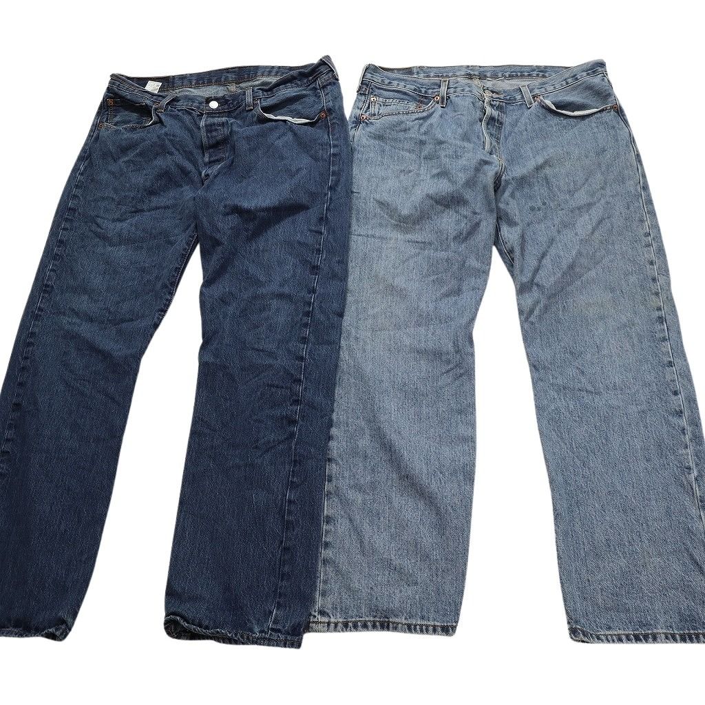 古着卸 リーバイス 501 デニム パンツ 8枚セット メンズ 38 インディゴブルー フェード 古着 NC1317