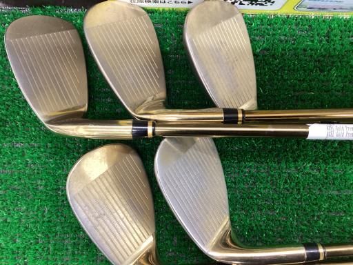 中古】 つるや AXEL Gold Premium II 7S アイアンセット IR AXEL