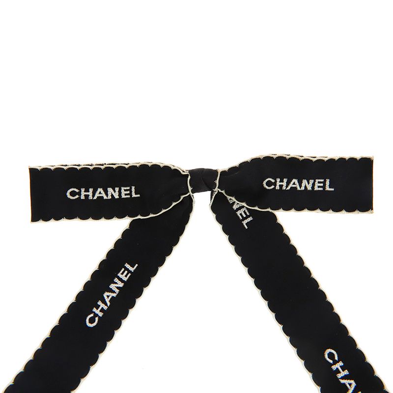 CHANEL シャネル ブローチ リボン ロゴ - メルカリ